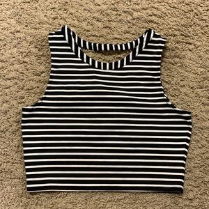 Cute Striped Crop Top